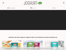 Tablet Screenshot of joghurt.de